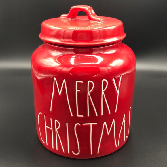 Rae Dunn Other - RAE DUNN Merry Christmas LL Canister in Red